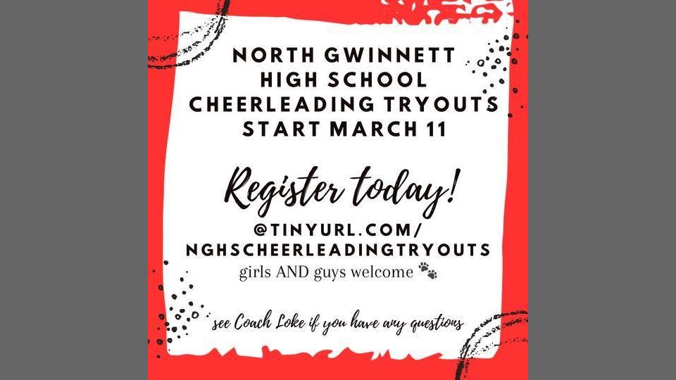 Cheerleading Tryouts